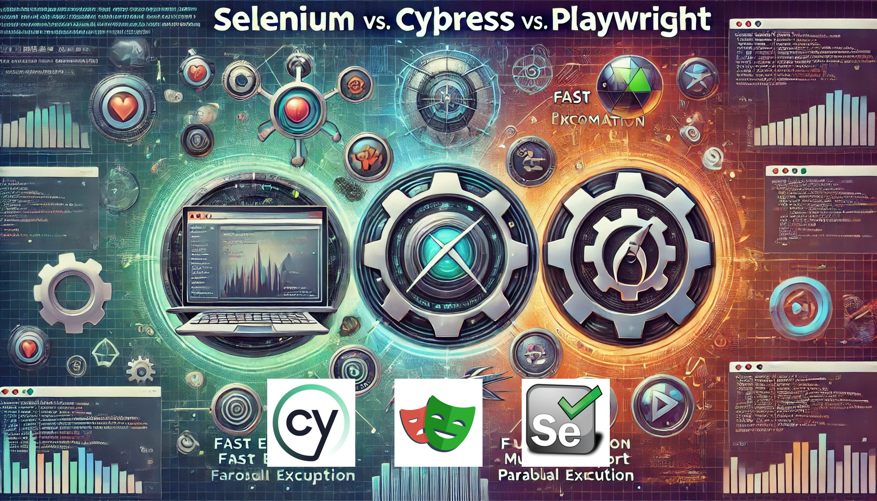 Automation Testing, Selenium, Cypress, Playwright