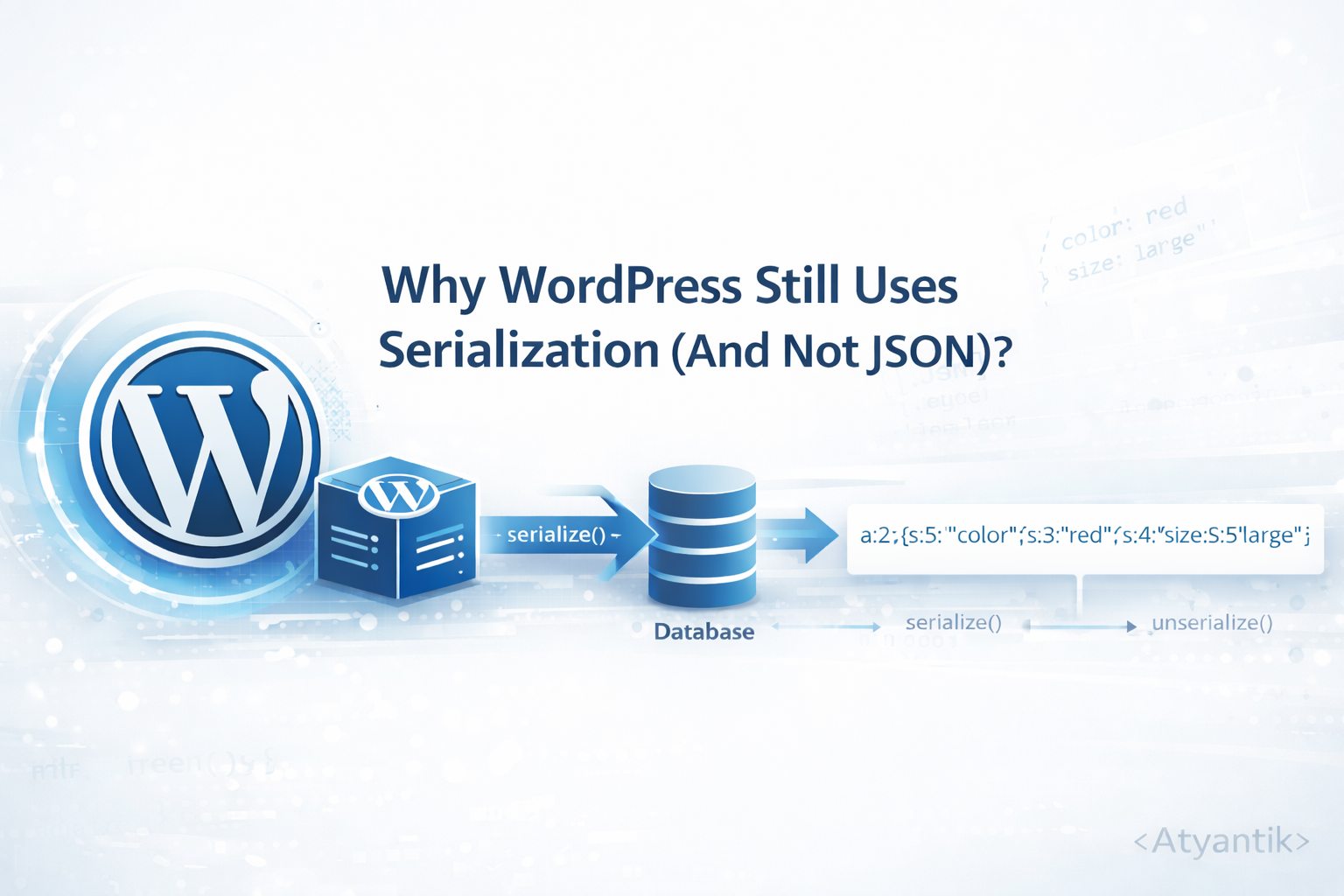 Why WordPress Still Uses Serialization (And Not JSON)